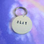 Slay Keyring Hand Stamped Gift, thumbnail 3 of 4