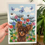 Wildflower Life Is Better With Your Dog Art Print, thumbnail 1 of 12