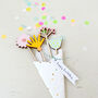 Hand Painted Wooden Flower Stems, thumbnail 1 of 7