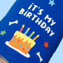 'It's My Birthday' Blue Dog T Shirt, thumbnail 1 of 5
