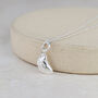 Sterling Silver Cornish Pasty Pendant, thumbnail 2 of 3