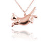 Personalised Leaping Cat Necklace, thumbnail 7 of 10