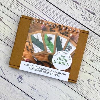 Literary Seeds: The Herbs Set Of Four Seed Packets, 5 of 5