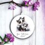 Personalised Skunk And Child Mother's Day Decoration, thumbnail 2 of 2