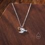 Anglerfish Pendant Necklace In Sterling Silver, thumbnail 3 of 11
