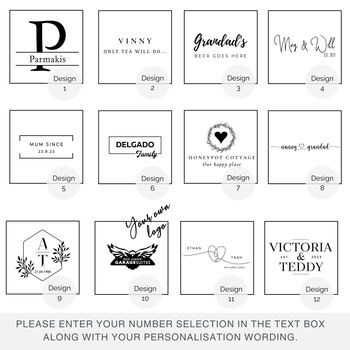 Personalised Ceramic Drinks Coaster 24 Design Options, 2 of 6