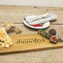 Cheese Lovers Personalised Oak Cheese Serving Board, thumbnail 2 of 2