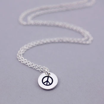 Peace Symbol Necklace, 4 of 7