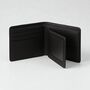 Men's Rfid Black Leather Bifold Wallet, thumbnail 2 of 3