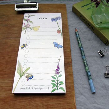 Wild Flower 'To Do' List Notepad, 7 of 8