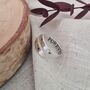 Forever Love Heart Adjustable Silver Ring, thumbnail 2 of 9