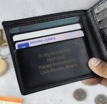 Personalised Leather Wallet, 4 of 7