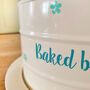 Personalised Cake Tin With Dome Lid, thumbnail 3 of 5