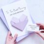 Best Mummy/Daddy Birthday Origami Heart Card, thumbnail 1 of 7