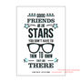 'Friends Are Like Stars' Friendship Print, thumbnail 4 of 4