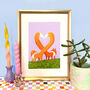 Personalised Foxes Print, thumbnail 2 of 2