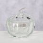 Cosy Autumn Pumpkin Glass Storage Jar, thumbnail 1 of 5
