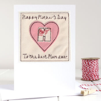 Personalised Initial Heart Birthday Card For Her, 10 of 10
