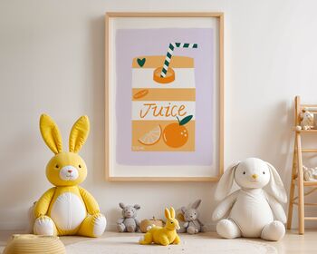 Orange Juice Art Print, 3 of 9