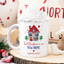 Personalised Set Of Two Mugs 'First Christmas New Home', thumbnail 3 of 3