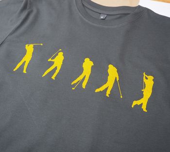 Golf Swing Sequence T Shirt, 7 of 8