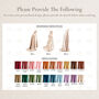 Bridal Party Gift For Bride – Personalised Bridesmaids Wedding Print Keepsake, thumbnail 5 of 5