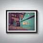 The Sugarhouse Lancaster Travel Poster Art Print, thumbnail 1 of 8