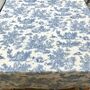Blue Toile Tablecloth Limoux, thumbnail 6 of 7
