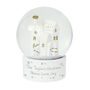 Personalised Village Scene Glitter Snow Globe – Magical Christmas Keepsake, thumbnail 5 of 5