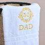 Personalised Anniversary Bath Towel, thumbnail 1 of 3