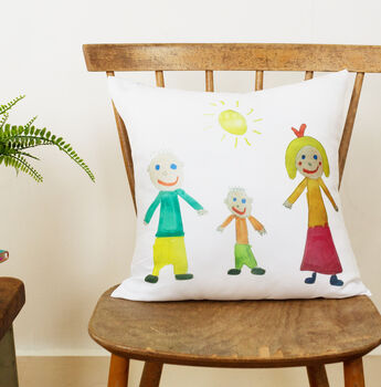 Personalised Childs Drawing Cushion, 7 of 9