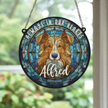 Nova Scotia Duck Tolling Retriever Memorial Suncatcher, 4 of 6