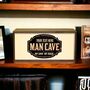 Personalised Light Box For Him Man Cave My Cave My Rules, thumbnail 3 of 5