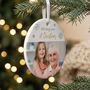 Memorial Photo Ceramic Disc Hanging Decoration Bauble + Gift Box, thumbnail 2 of 10