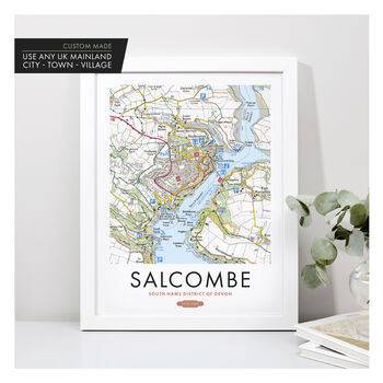 Personalised Favourite UK Place Map Print, 11 of 12