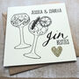 Personalised Gin Besties Birthday Card For Friends, thumbnail 1 of 5