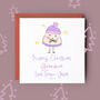 Merry Christmas Grandmother Personalised Xmas Card C, thumbnail 1 of 3
