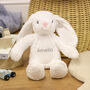 Personalised Rabbit Teddy Bear Soft Toy For Children, thumbnail 9 of 10