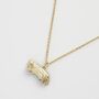 Cosy Badger Charm Necklace, thumbnail 5 of 8