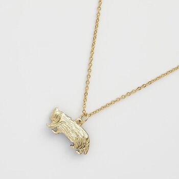 Cosy Badger Charm Necklace, 5 of 8