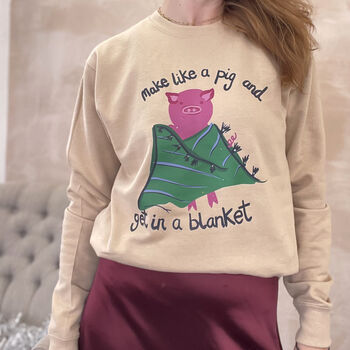 Pig In Blanket Sweatshirt, 2 of 5