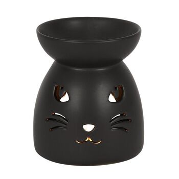 Black Cat Cut Out Oil Burner And Wax Warmer, 2 of 3