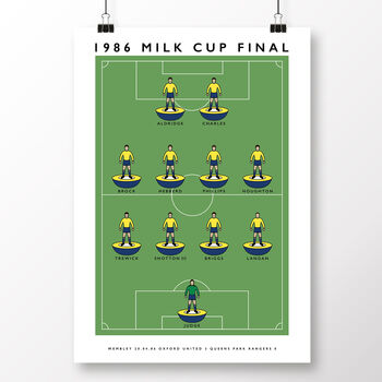 Oxford United Milk Cup Poster, 2 of 8