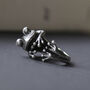 Sterling Silver Frog Ring, thumbnail 1 of 4