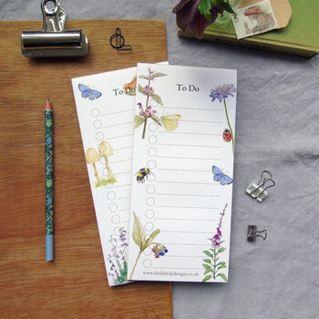 Pair Of Illustrated 'To Do' List Notepads, 5 of 6