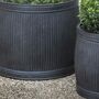 Fibre Clay Ribbed Round Planters, thumbnail 3 of 3