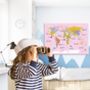 Map Of The World Canvas Print For Kids, thumbnail 2 of 6