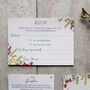 Wildflower Colourful Wedding Invitations, thumbnail 6 of 12