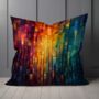 Nocturnal Lights Hand Made Poly Linen Cushions, thumbnail 4 of 8