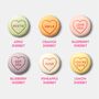 Love Hearts Sherbet Valentine's Macarons Gift Box Of Six, thumbnail 2 of 11